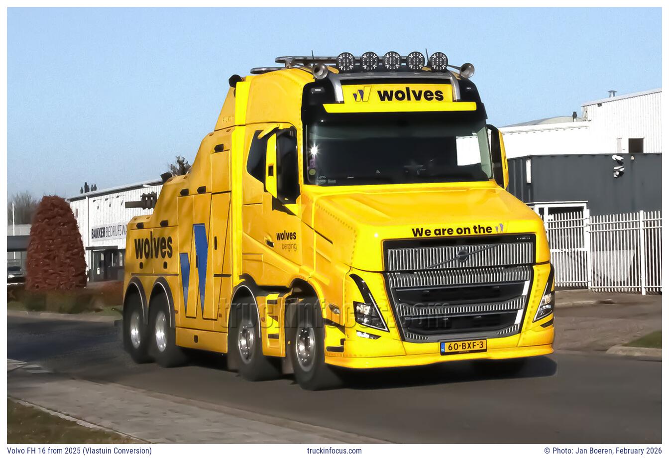 Volvo FH 16 from 2025 (Vlastuin Conversion) Photo February 2026