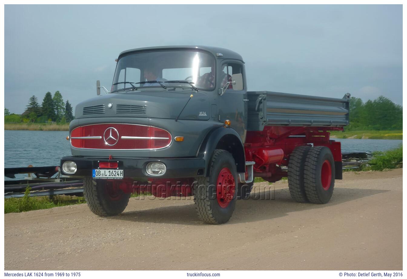 Mercedes LAK 1624 from 1969 to 1975 Photo May 2016