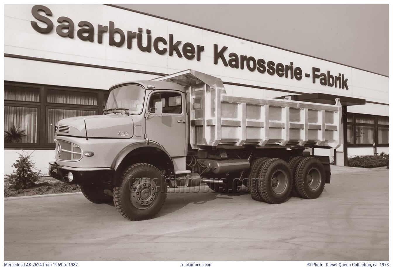 Mercedes LAK 2624 from 1969 to 1982 Photo ca. 1973