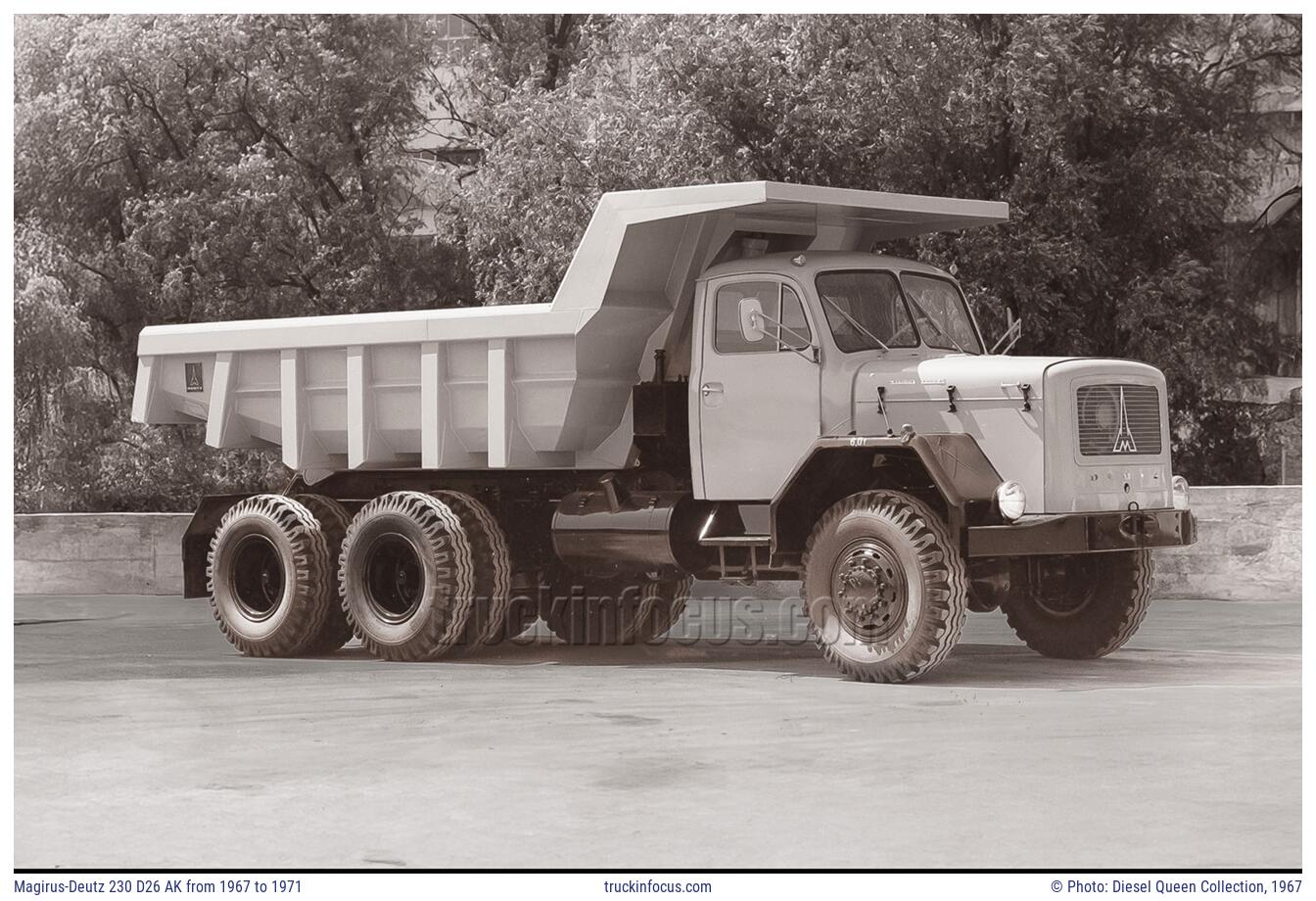 Magirus-Deutz 230 D26 AK from 1967 to 1971 Photo 1967