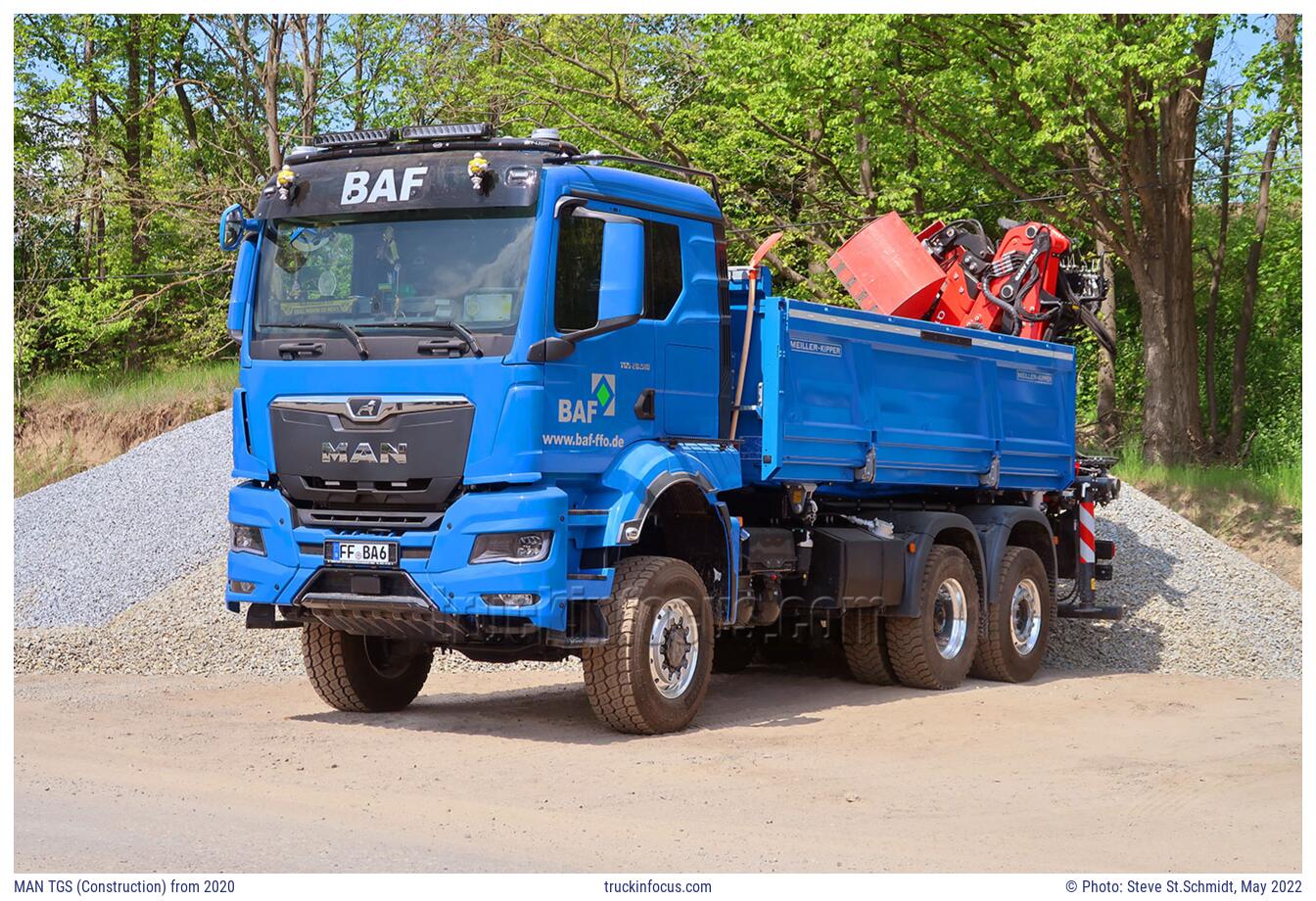 MAN TGS (Construction) from 2020 Photo May 2022