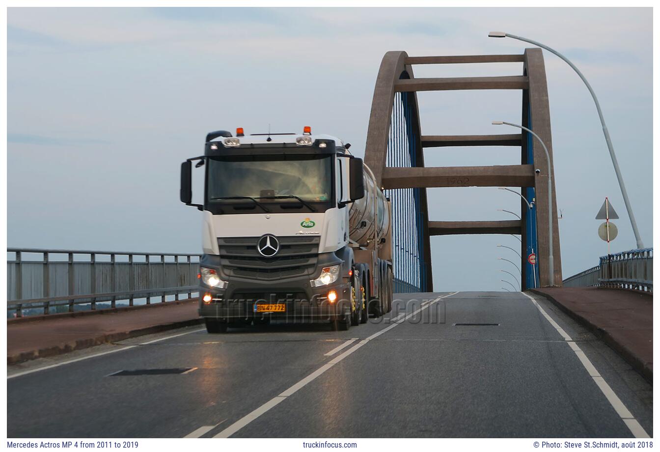 Mercedes Actros MP 4 from 2011 to 2019 Photo août 2018