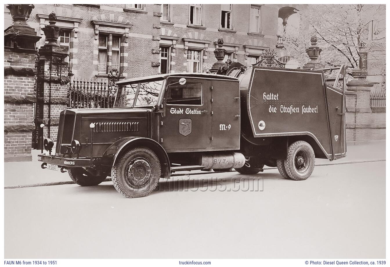 FAUN M6 from 1934 to 1951 Photo ca. 1939