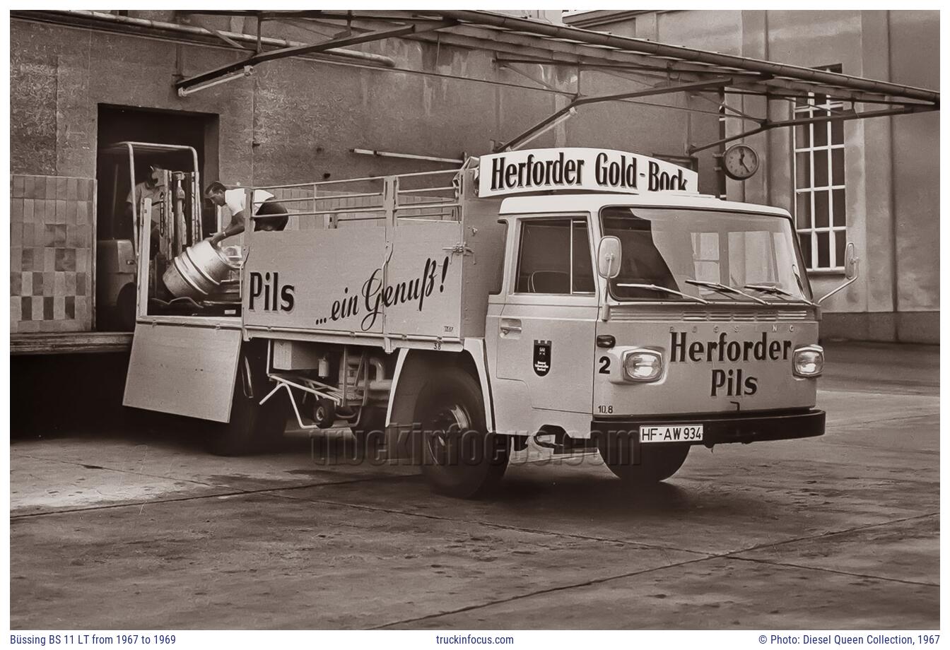 Büssing BS 11 LT from 1967 to 1969 Photo 1967