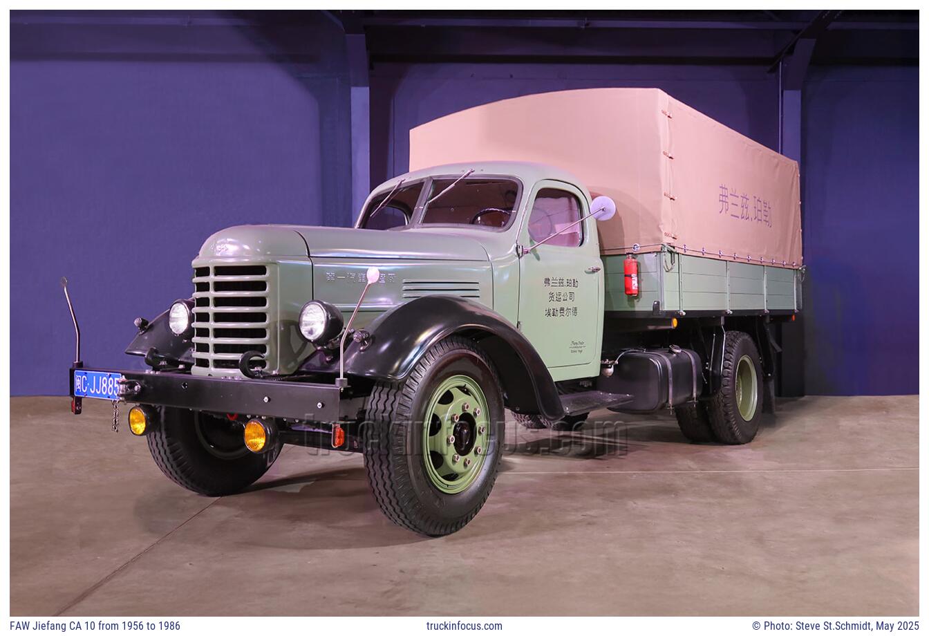 FAW Jiefang CA 10 from 1956 to 1986 Photo May 2025