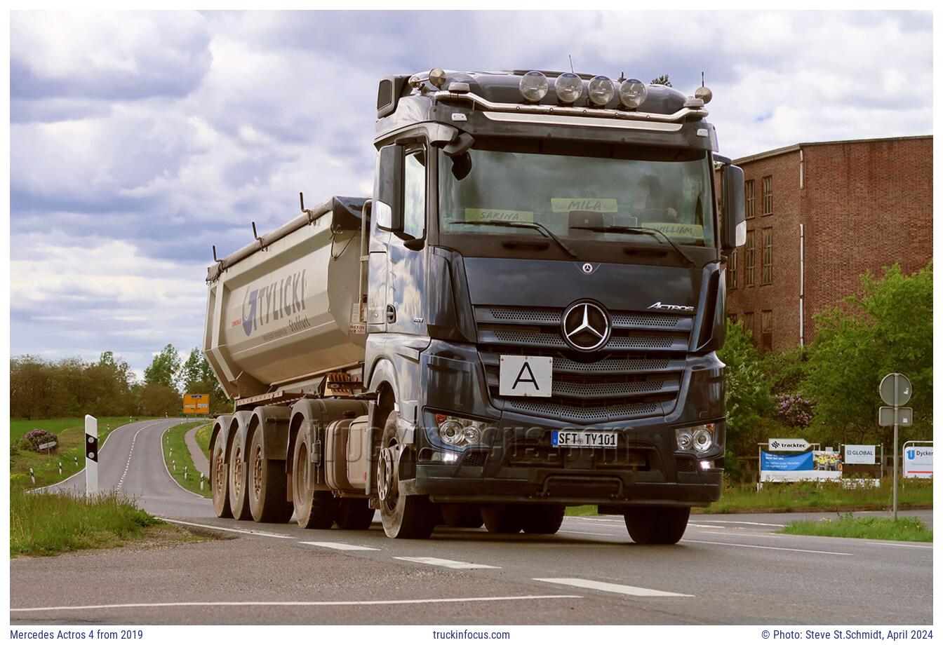 Mercedes Actros 4 from 2019 Photo April 2024