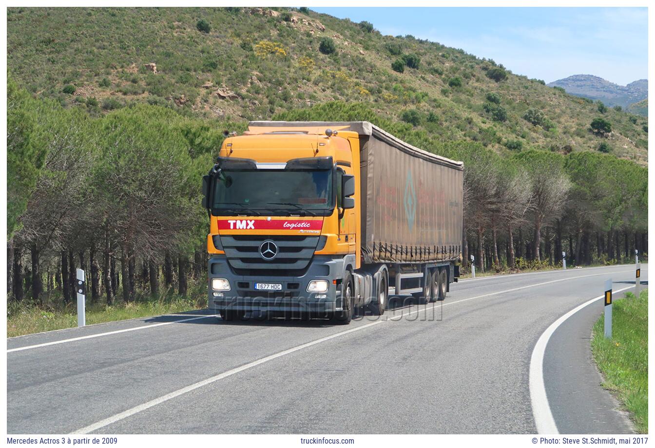 Mercedes Actros 3 à partir de 2009 Photo mai 2017