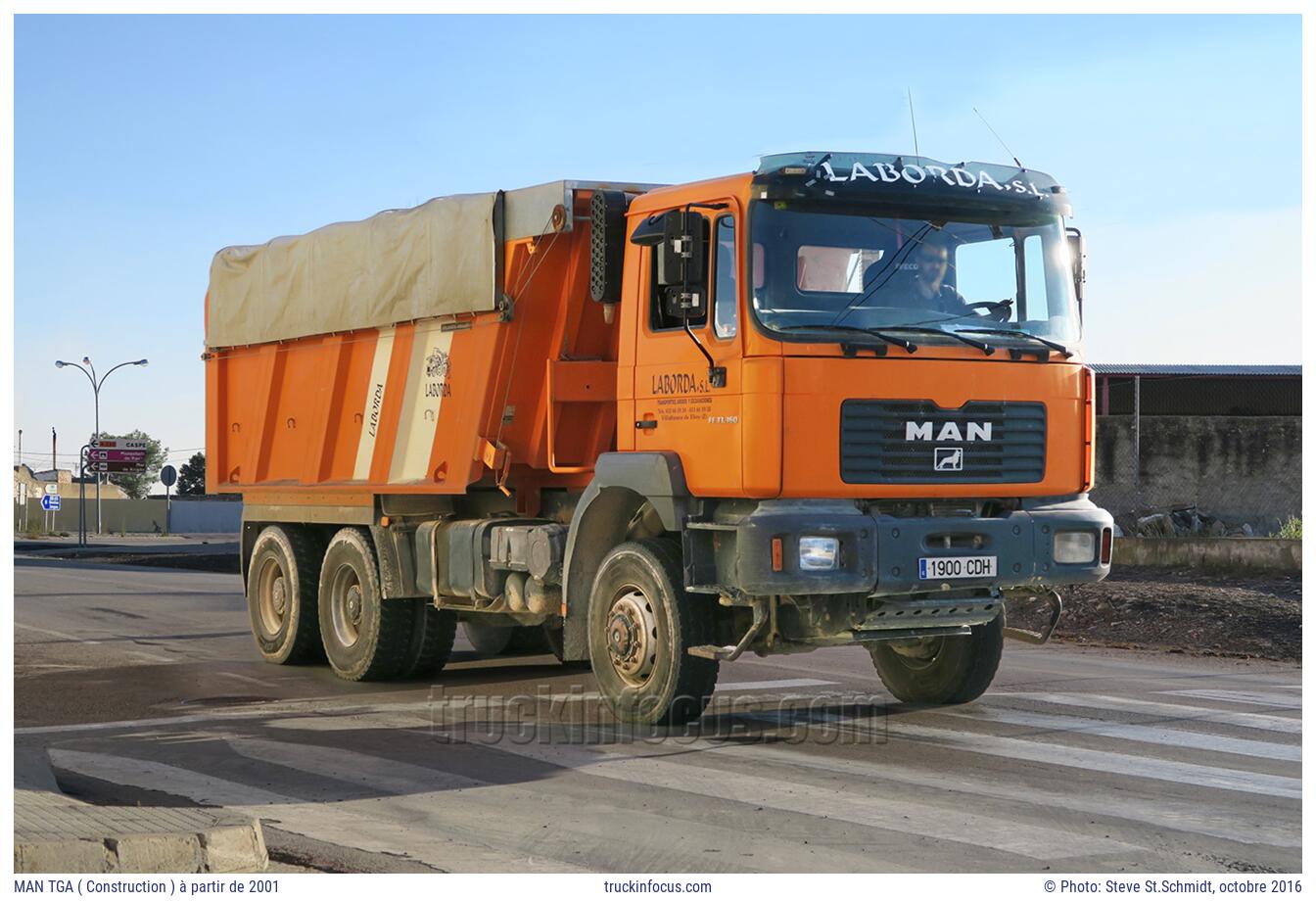 MAN TGA ( Construction ) à partir de 2001 Photo octobre 2016