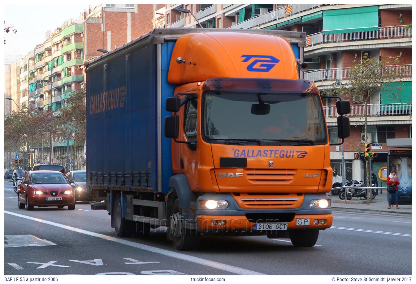 DAF LF 55 à partir de 2006 Photo janvier 2017