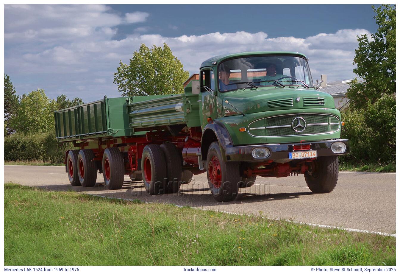 Mercedes LAK 1624 from 1969 to 1975 Photo September 2026