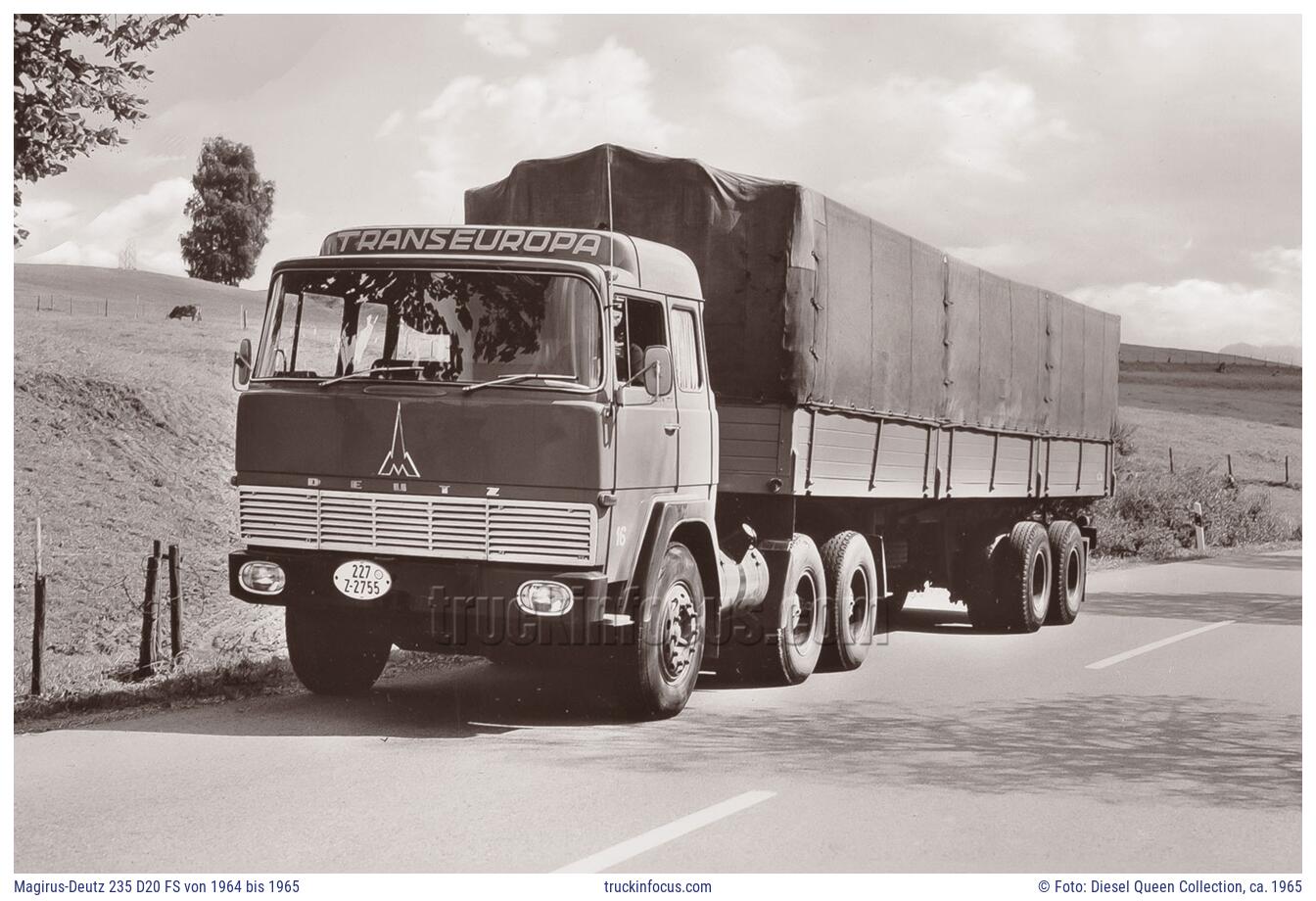 Magirus-Deutz 235 D20 FS von 1964 bis 1965 Foto ca. 1965