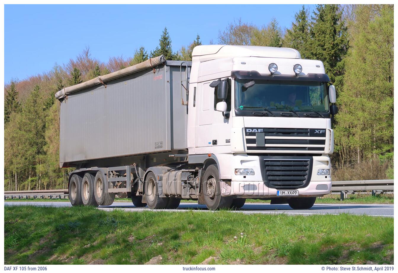 DAF XF 105 from 2006 Photo April 2019