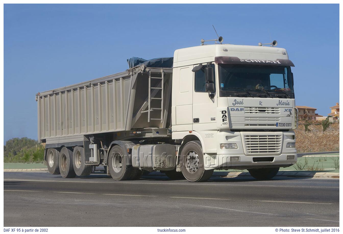 DAF XF 95 à partir de 2002 Photo juillet 2016