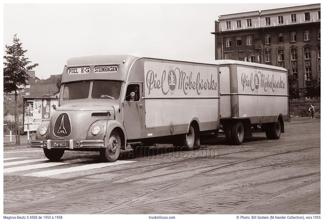 Magirus-Deutz S 4500 de 1953 à 1958 Photo vers 1955