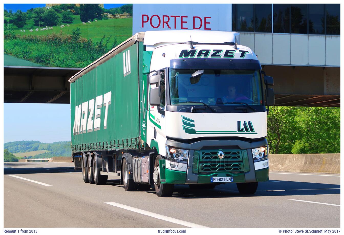 Renault T from 2013 Photo May 2017