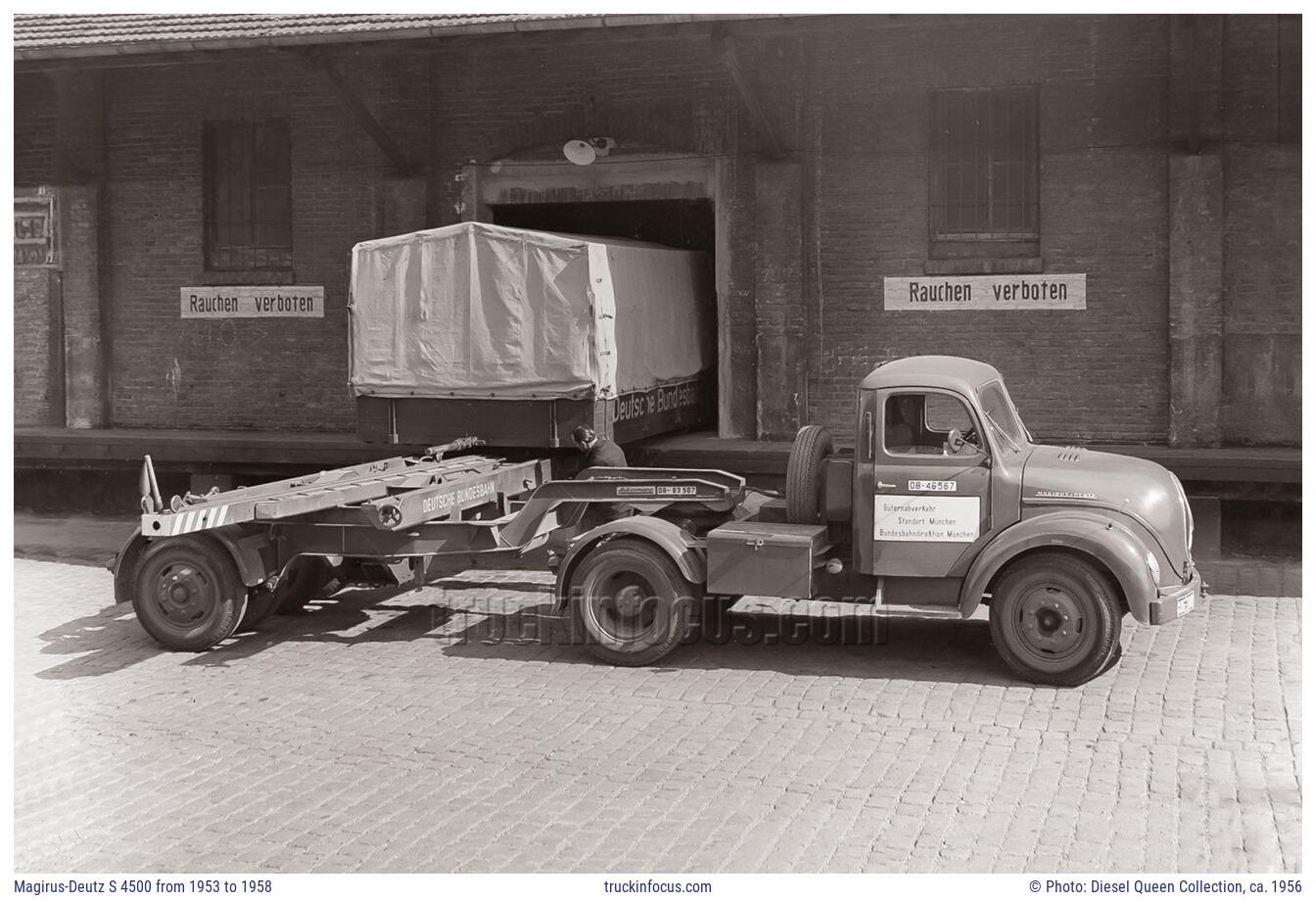 Magirus-Deutz S 4500 from 1953 to 1958 Photo ca. 1956