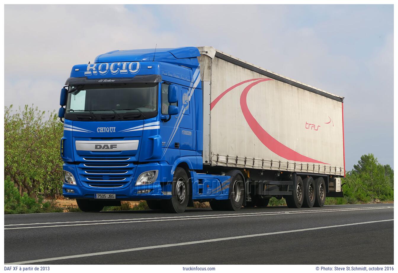 DAF XF à partir de 2013 Photo octobre 2016