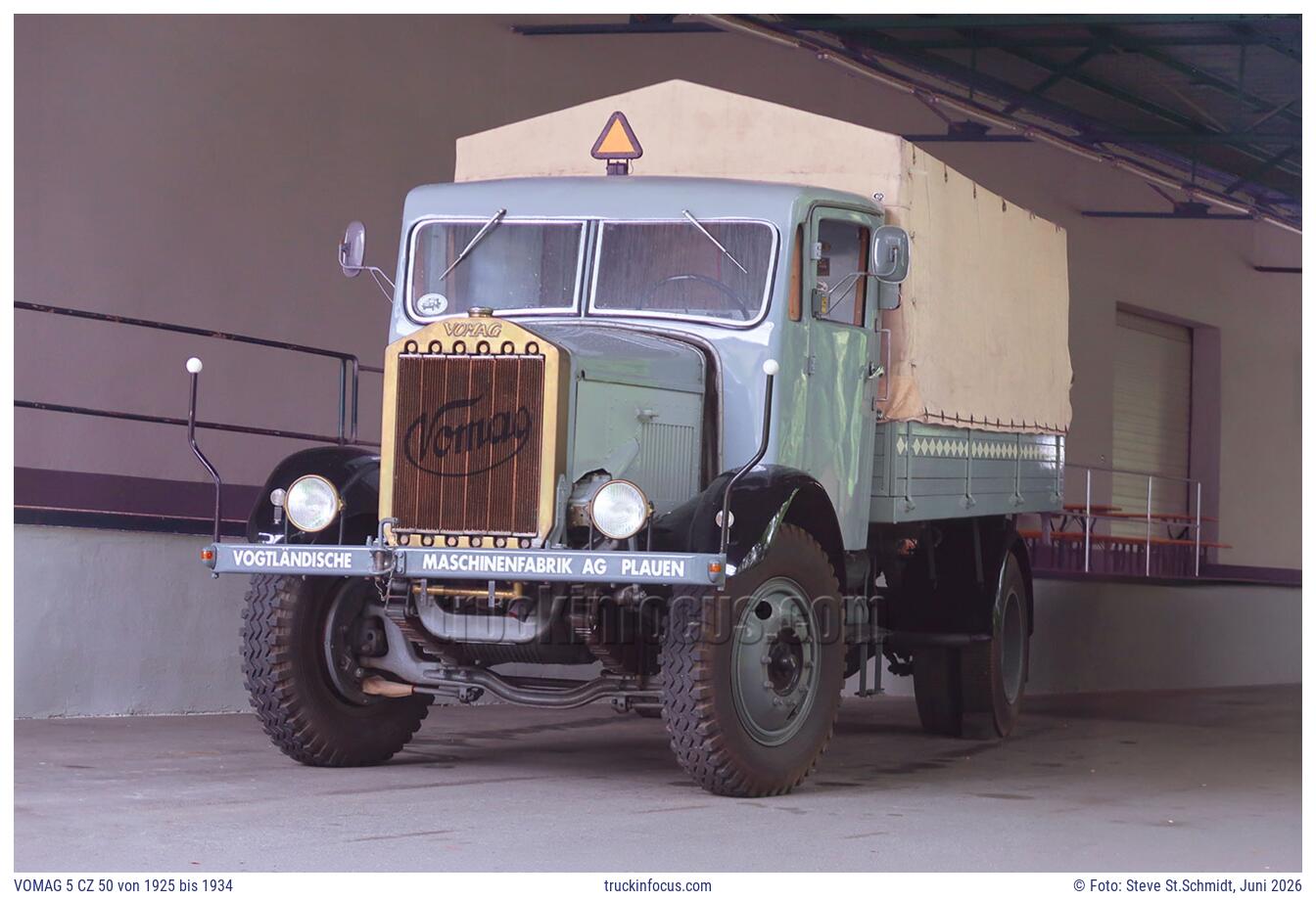 VOMAG 5 CZ 50 von 1925 bis 1934 Foto Juni 2026
