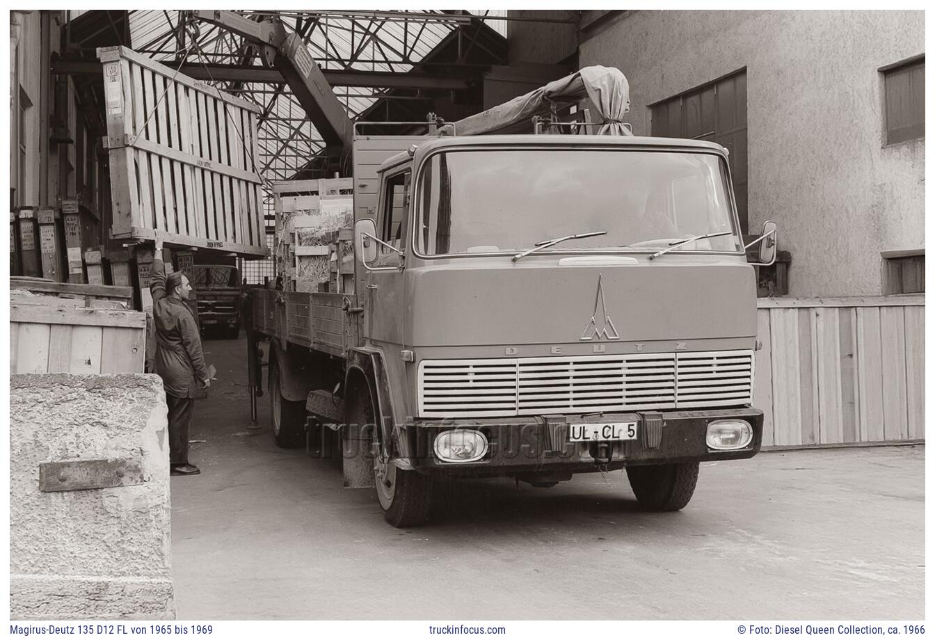 Magirus-Deutz 135 D12 FL von 1965 bis 1969 Foto ca. 1966
