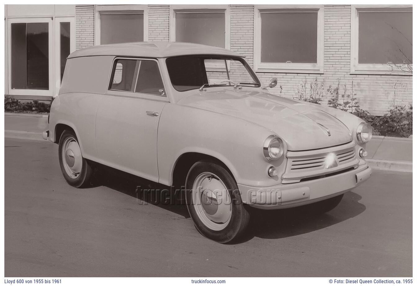 Lloyd 600 von 1955 bis 1961 Foto ca. 1955