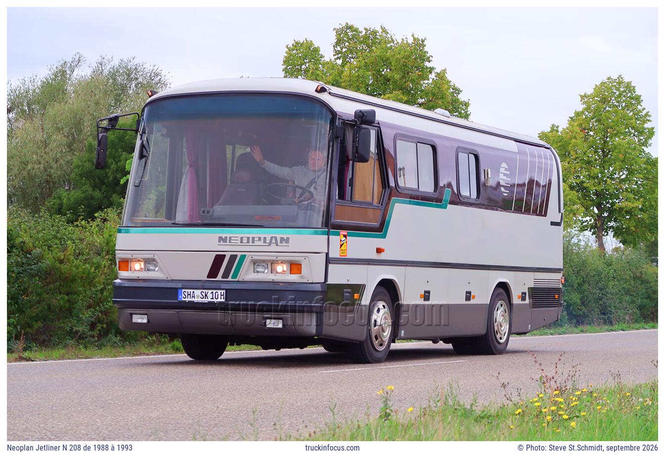 Neoplan Jetliner N 208 de 1988 à 1993 Photo septembre 2026