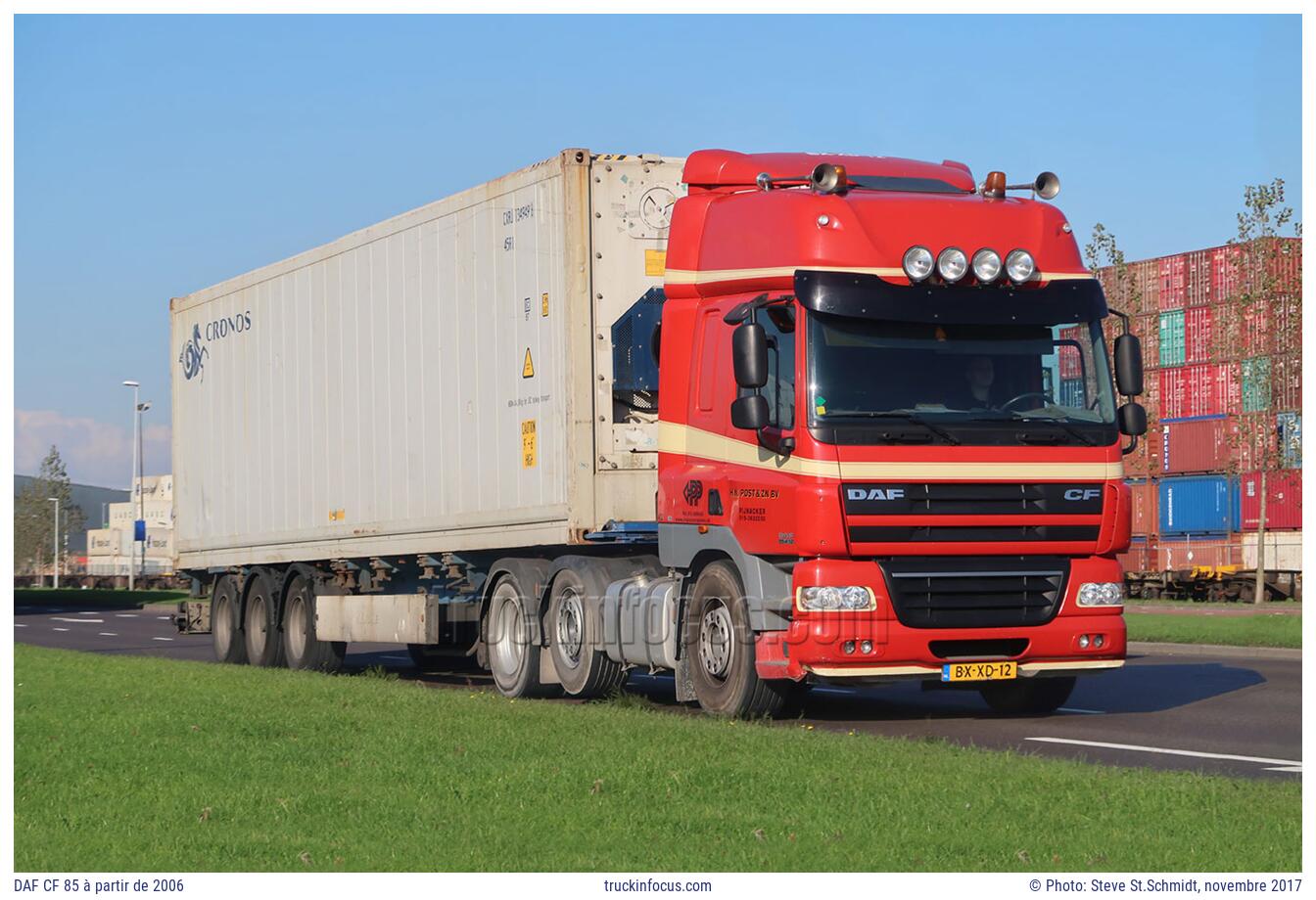 DAF CF 85 à partir de 2006 Photo novembre 2017