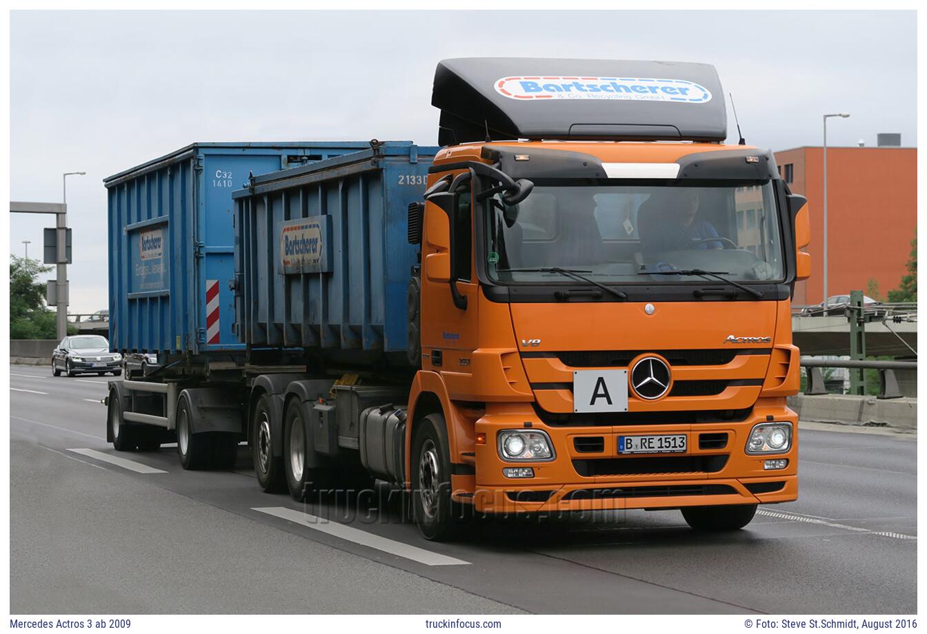 Mercedes Actros 3 ab 2009 Foto August 2016