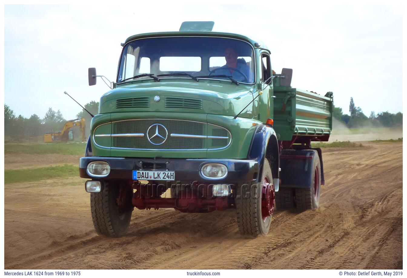 Mercedes LAK 1624 from 1969 to 1975 Photo May 2019