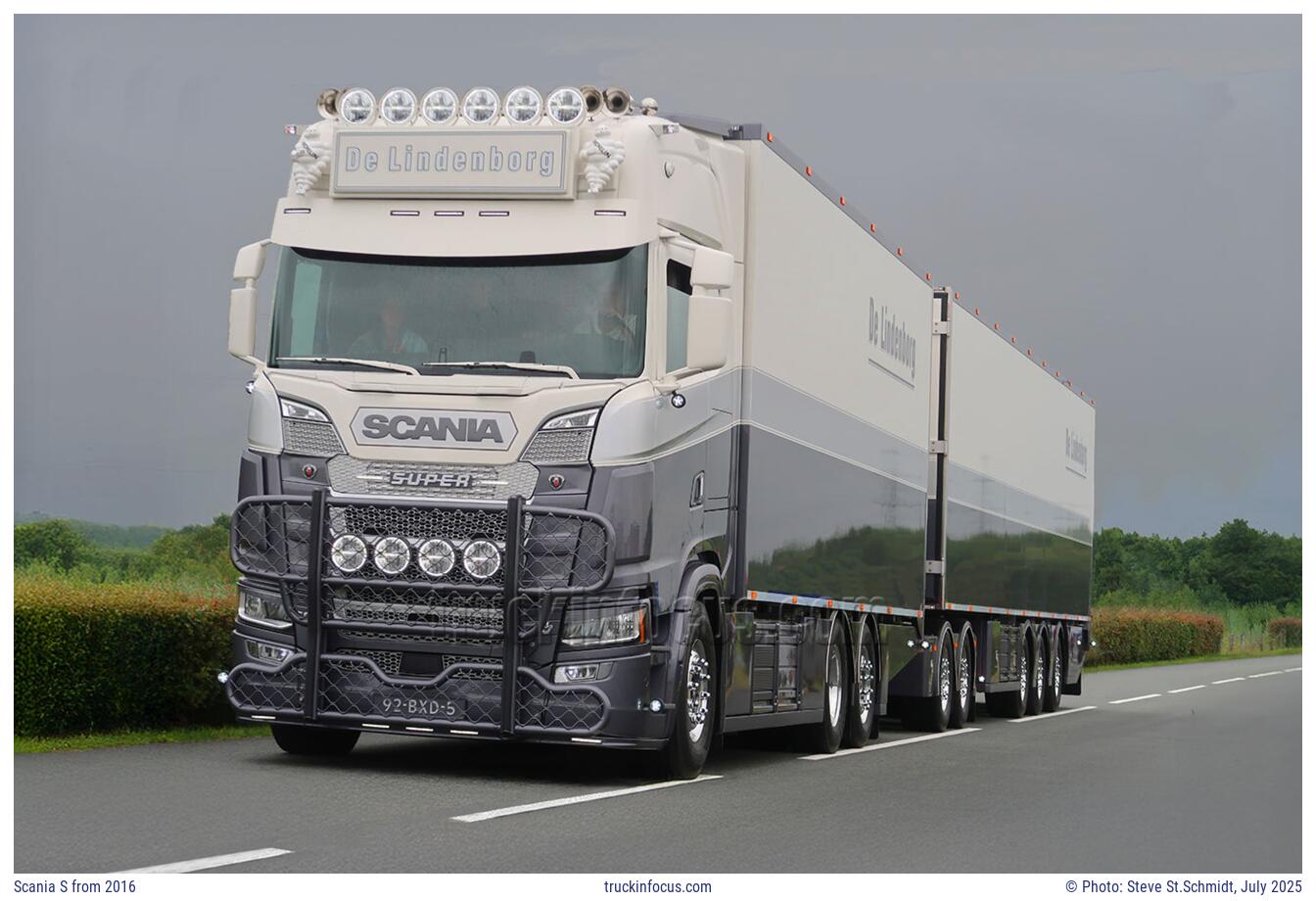 Scania S from 2016 Photo July 2025