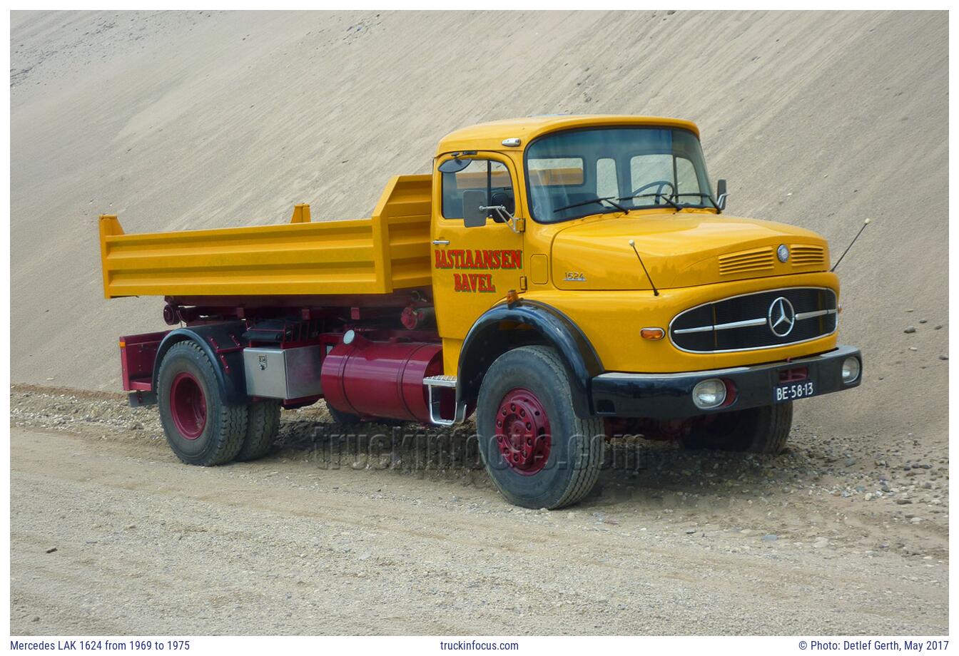 Mercedes LAK 1624 from 1969 to 1975 Photo May 2017