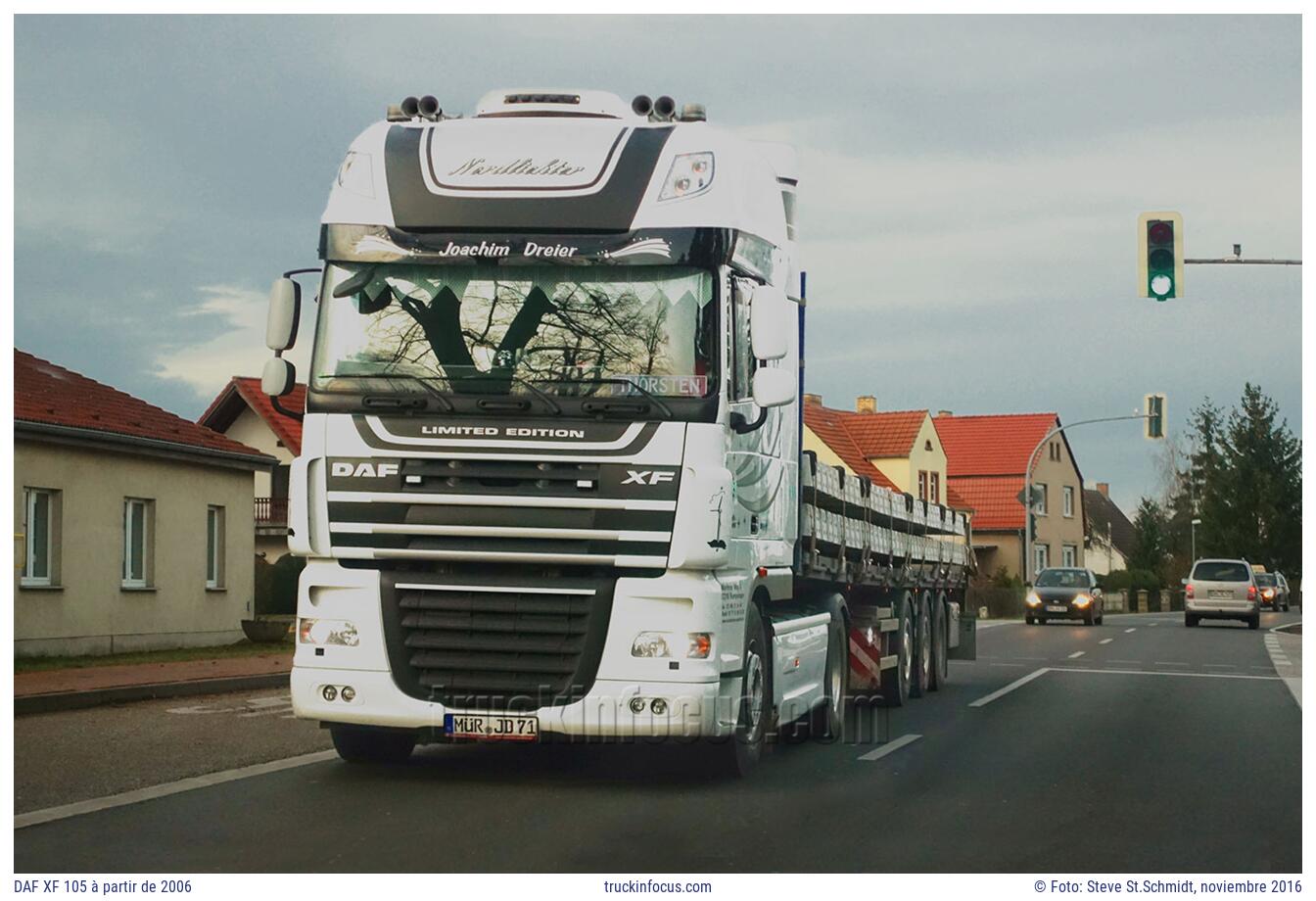 DAF XF 105 à partir de 2006 Foto noviembre 2016