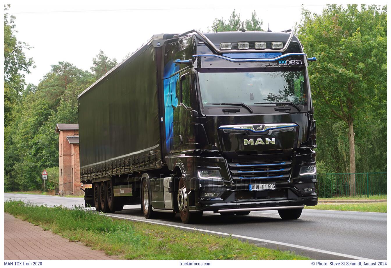 MAN TGX from 2020 Photo August 2024