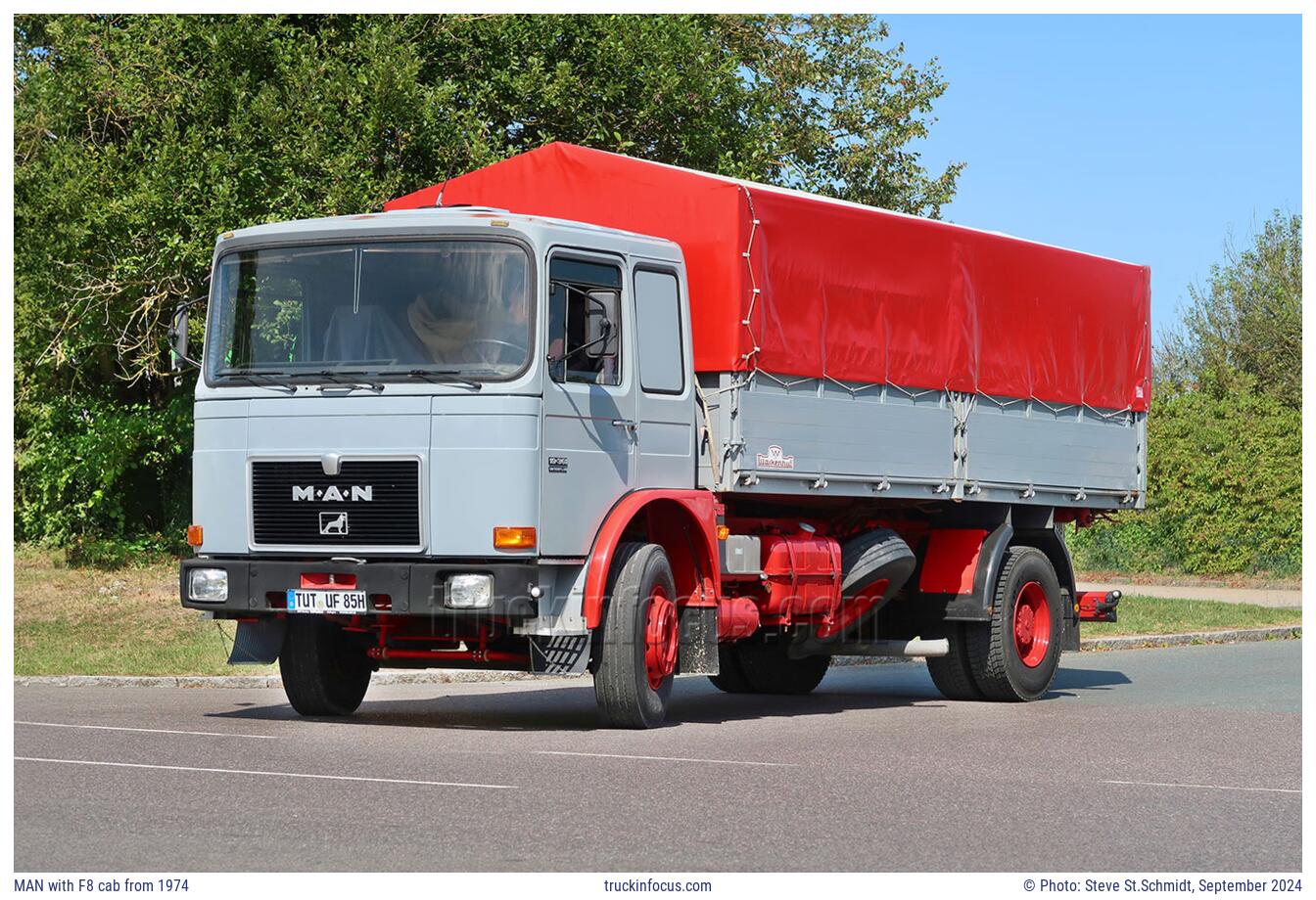 MAN with F8 cab from 1974 Photo September 2024