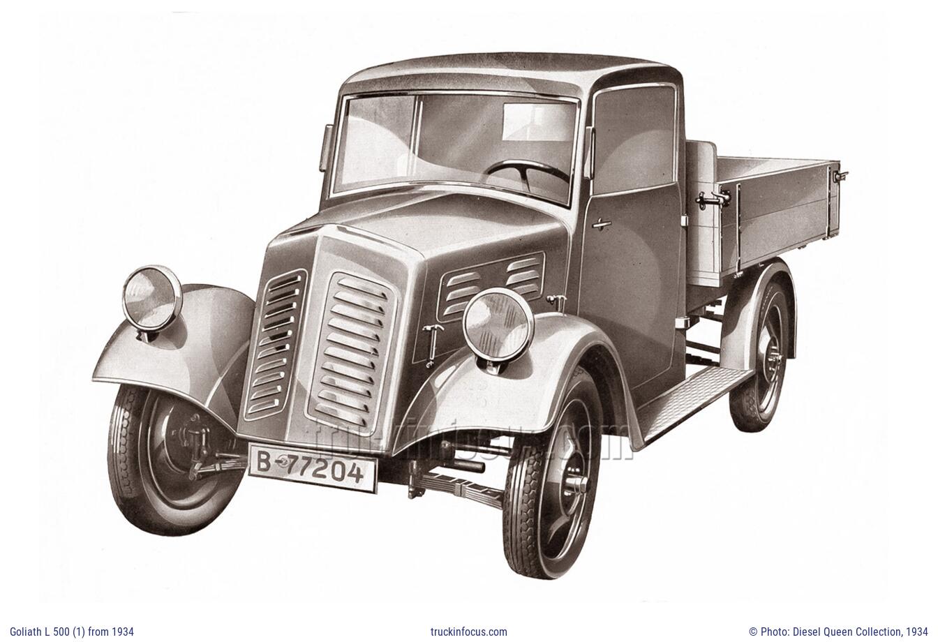 Goliath L 500 (1) from 1934 Photo 1934