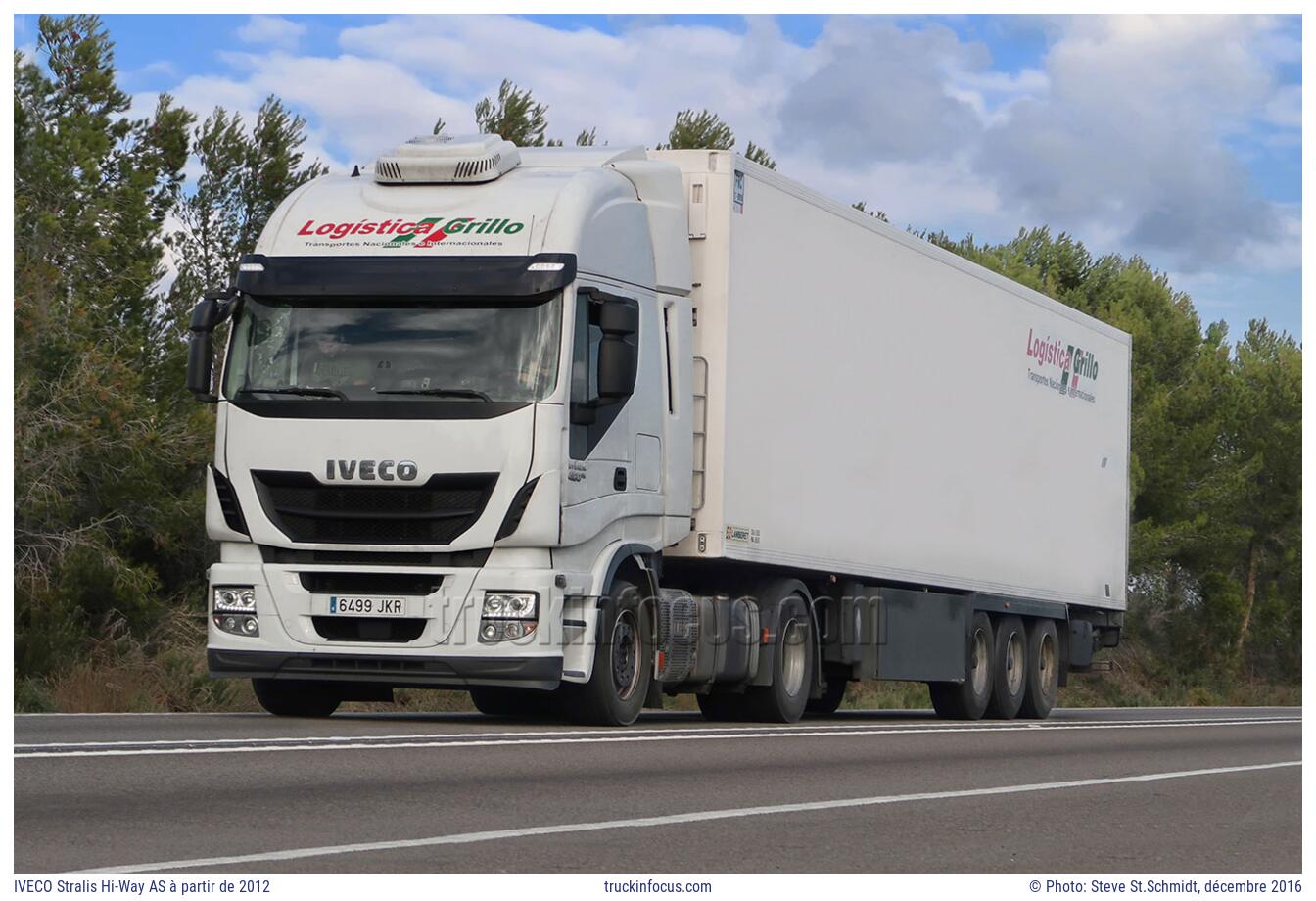 IVECO Stralis Hi-Way AS à partir de 2012 Photo décembre 2016