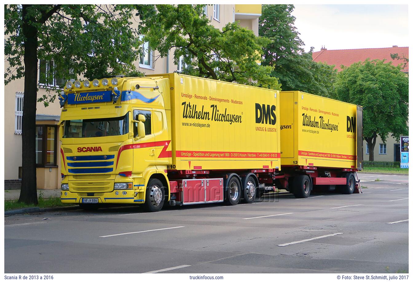 Scania R de 2013 a 2016 Foto julio 2017
