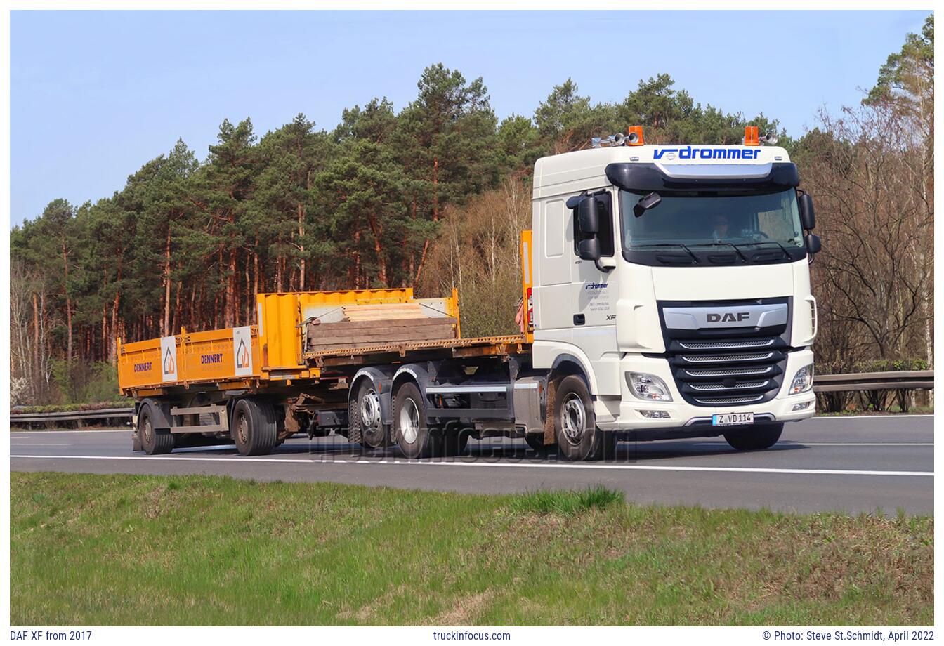 DAF XF from 2017 Photo April 2022