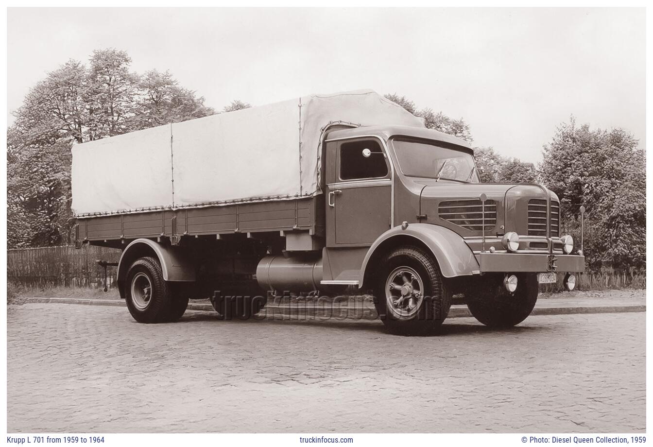 Krupp L 701 from 1959 to 1964 Photo 1959