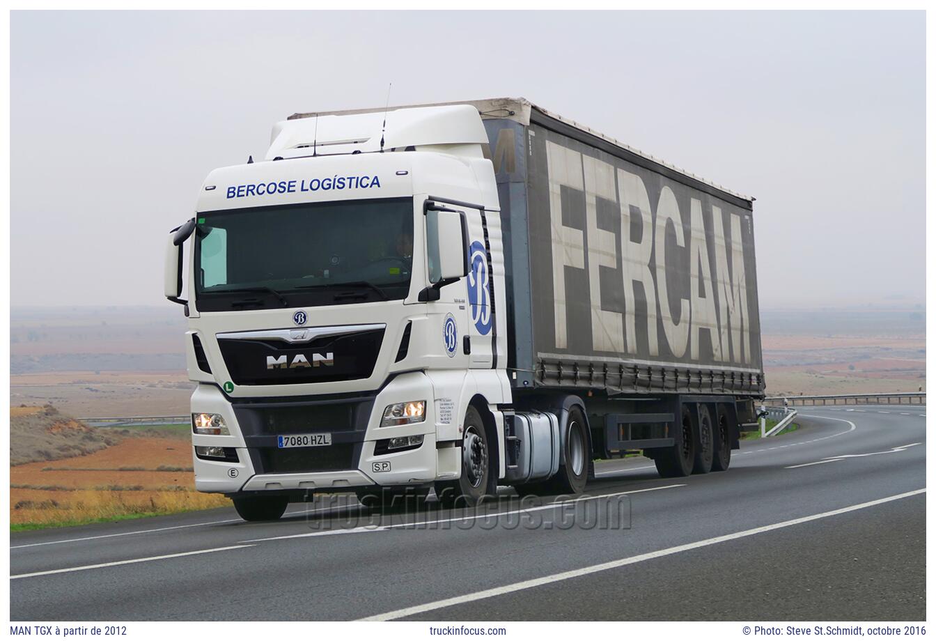 MAN TGX à partir de 2012 Photo octobre 2016