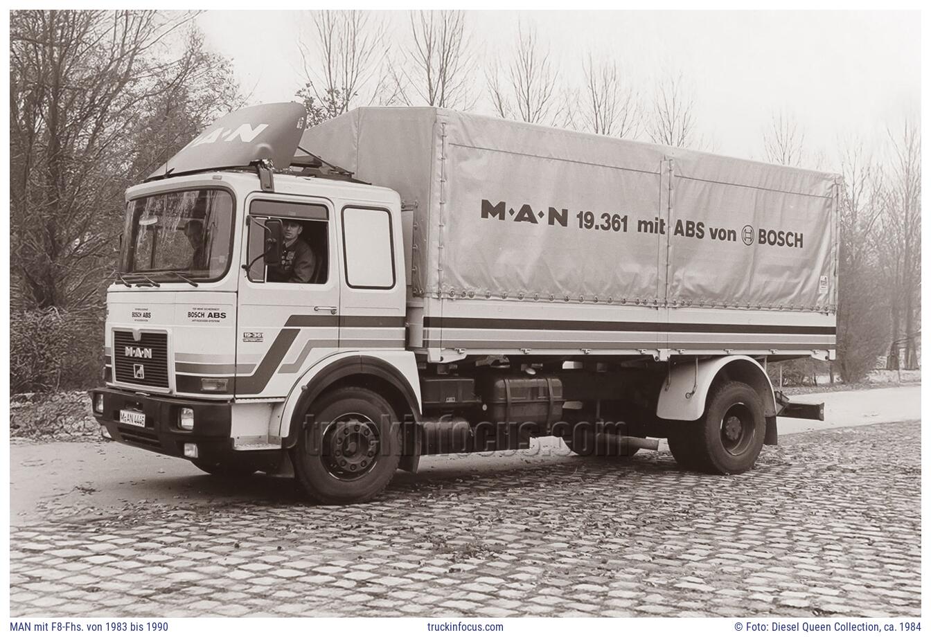 MAN mit F8-Fhs. von 1983 bis 1990 Foto ca. 1984