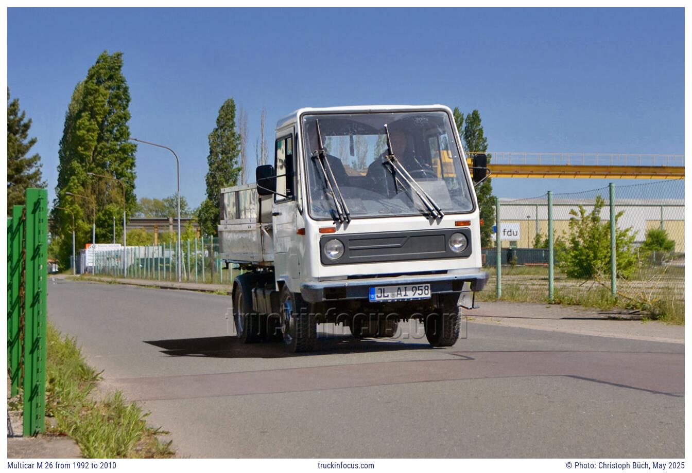 Multicar M 26 from 1992 to 2010 Photo May 2025