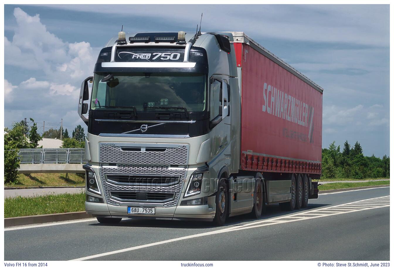 Volvo FH 16 from 2014 Photo June 2023