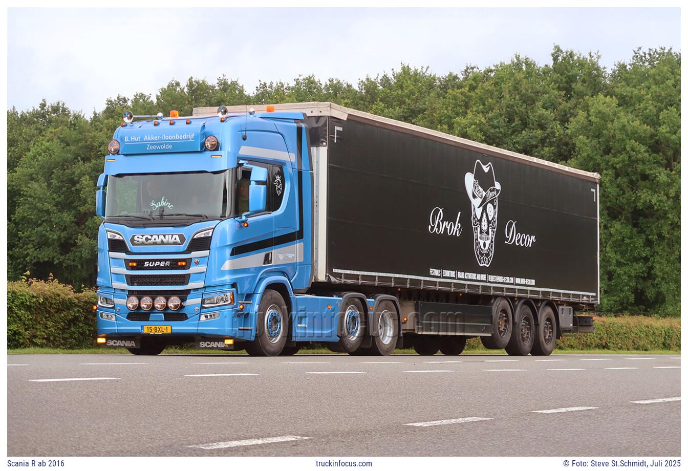 Scania R ab 2016 Foto Juli 2025