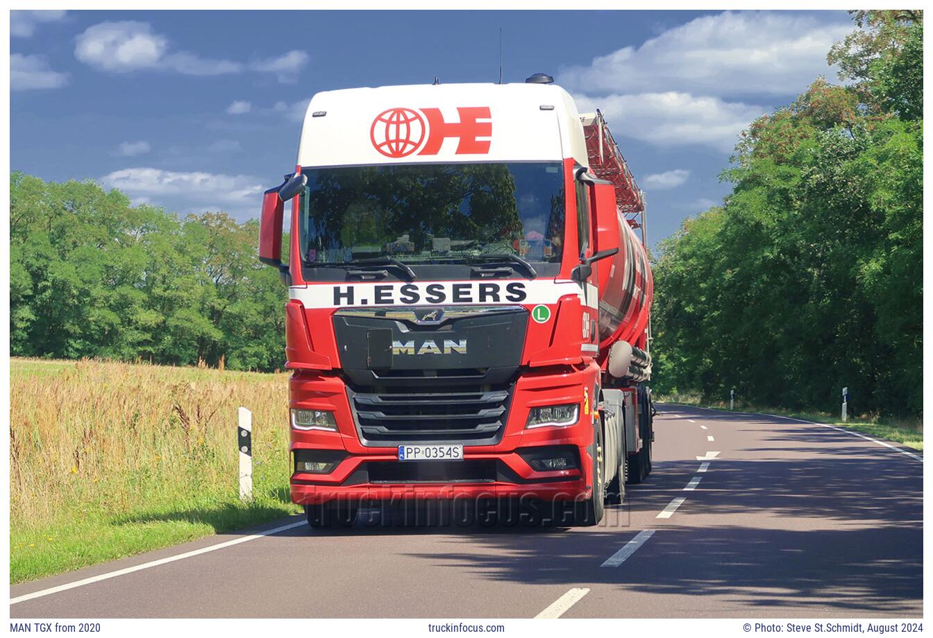 MAN TGX from 2020 Photo August 2024