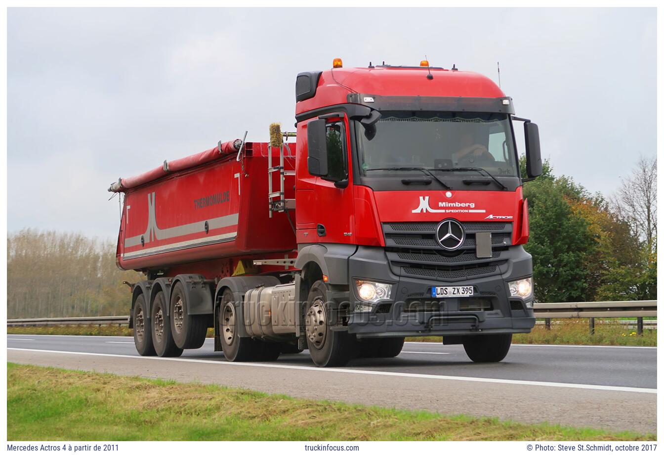 Mercedes Actros 4 à partir de 2011 Photo octobre 2017