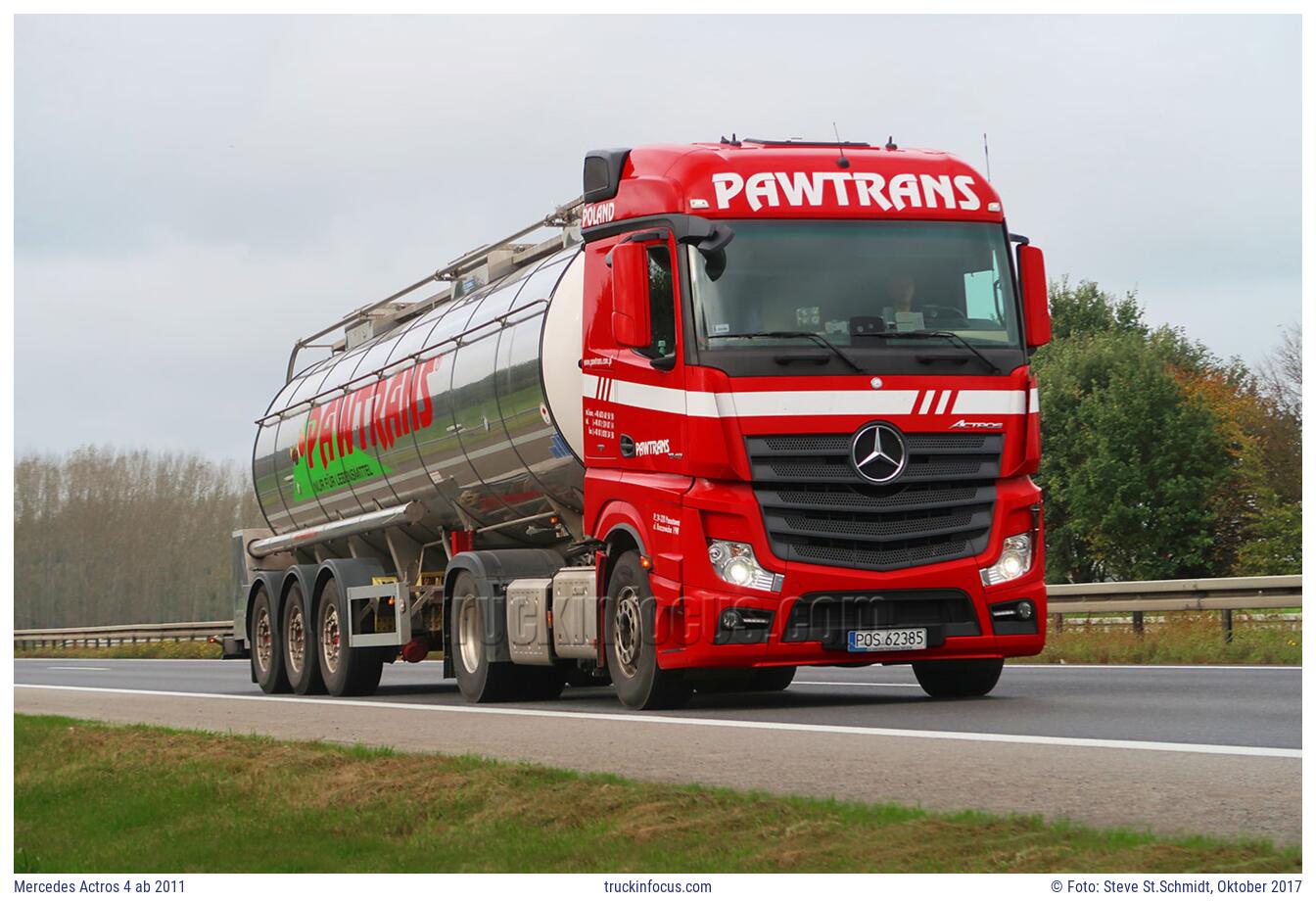Mercedes Actros 4 ab 2011 Foto Oktober 2017