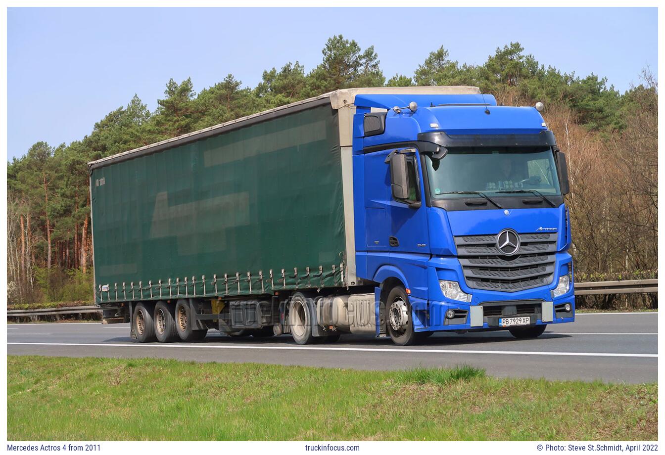 Mercedes Actros 4 from 2011 Photo April 2022