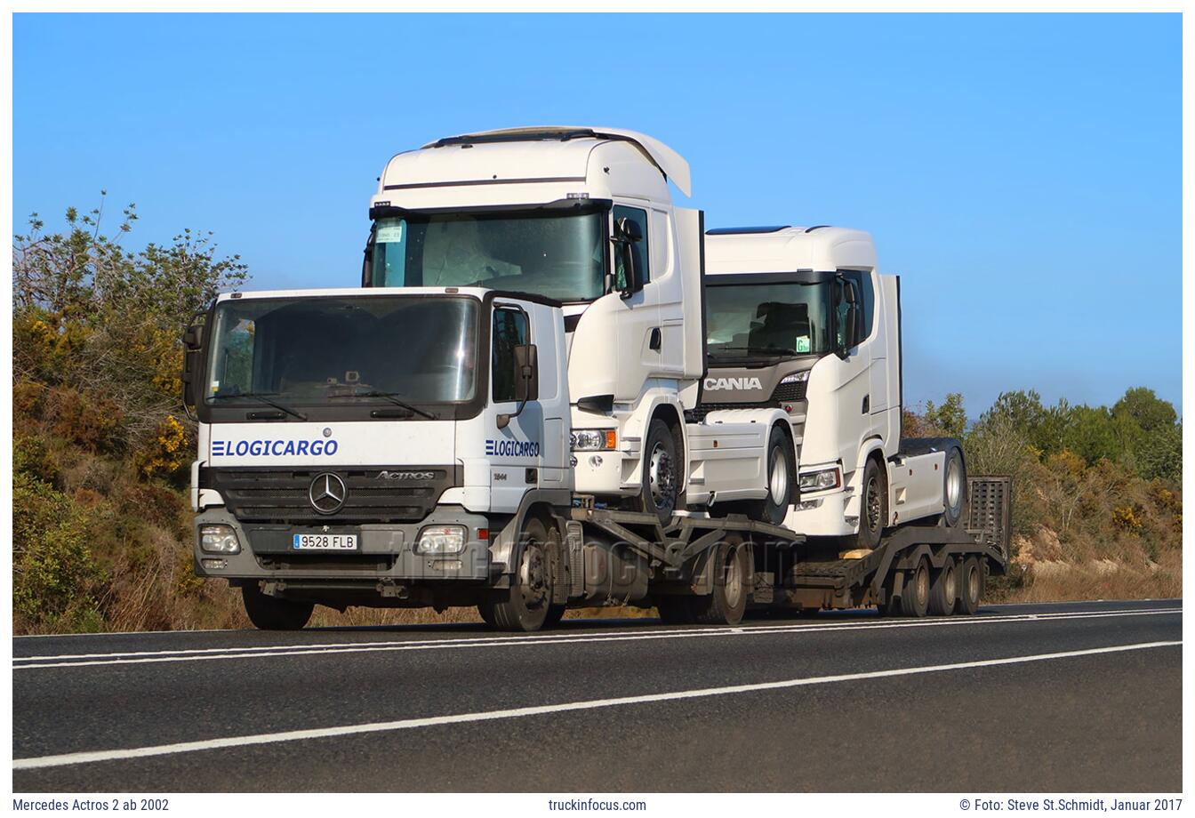 Mercedes Actros 2 ab 2002 Foto Januar 2017