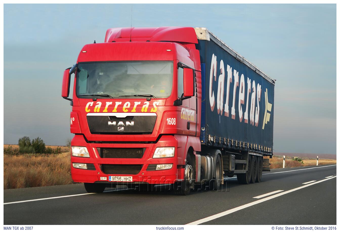 MAN TGX ab 2007 Foto Oktober 2016