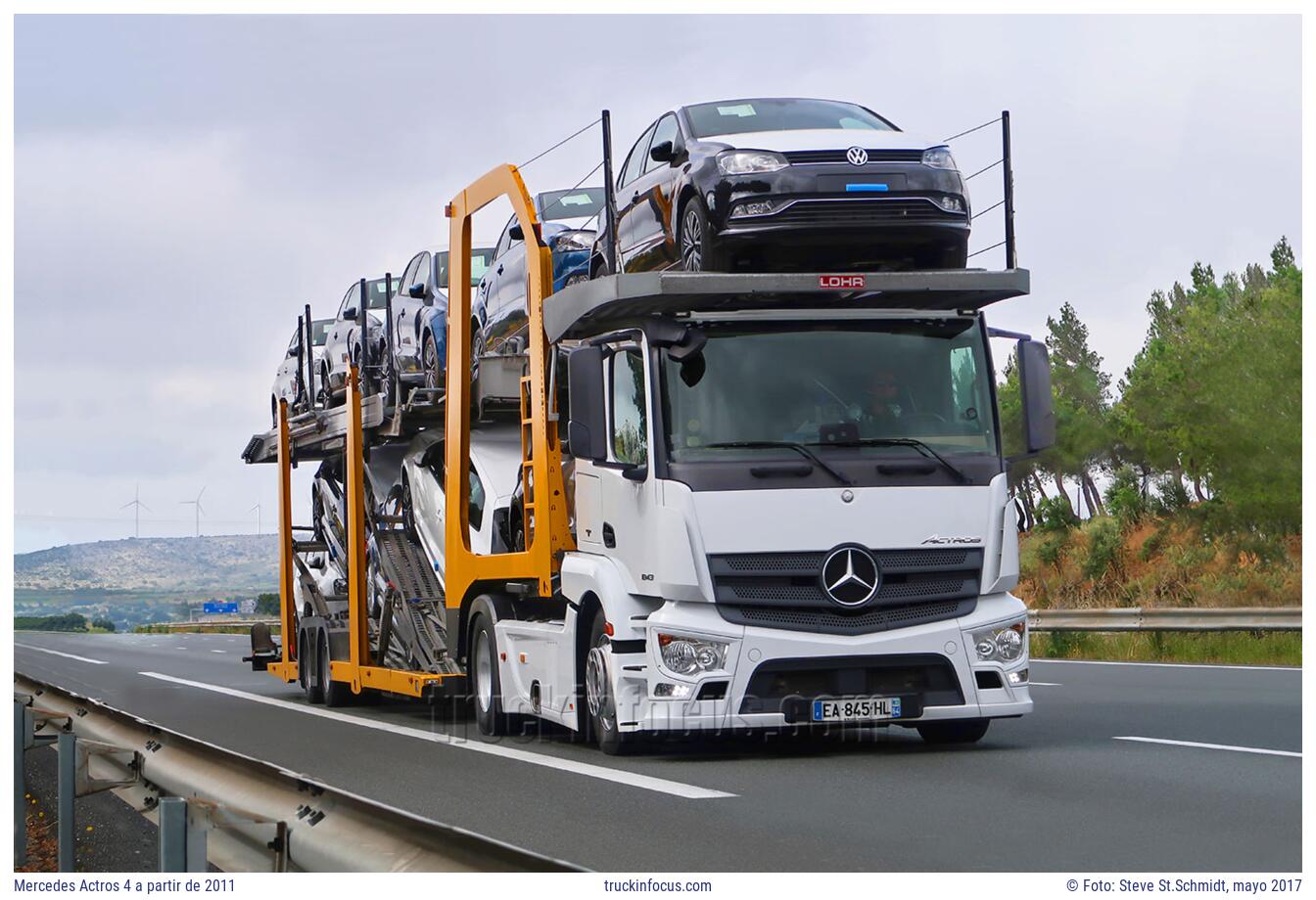 Mercedes Actros 4 a partir de 2011 Foto mayo 2017